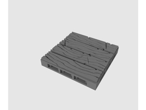 2x2 planche en bois de plancher 1 jeux donjon donjons dragons dungeonworks infinitylock pathfinder rpg 3d print model - Mito3D
