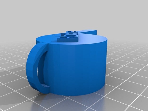 roche coup de sifflet les mathématiques personnalisé 3D print model - Mito3D