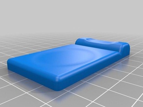 playmobil cama brinquedo & acessórios para jogos a lit aceso 3d print model - Mito3D