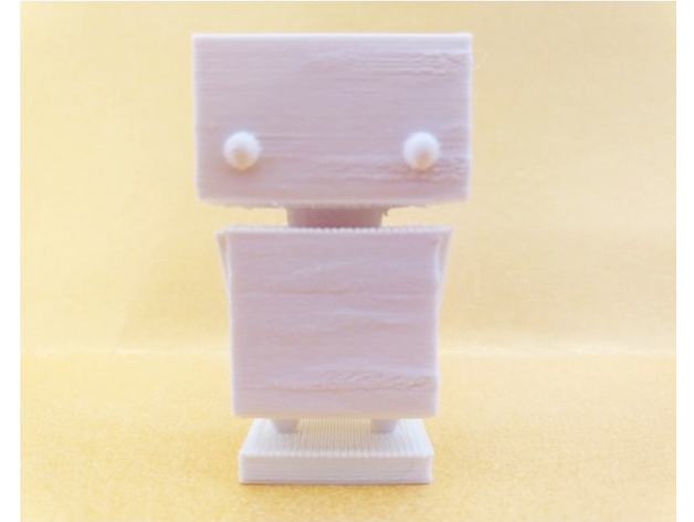 carino robot sculture 3D print model - Mito3D