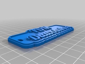 tdm diavolakos Anahtarlık özelleştirilmiş 3d print model - Mito3D