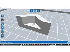 flashforge creator pro Glas Bett Ecke arbeitet 3d Drucker Zubehör 3d print model - Mito3D