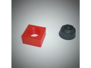 dremel nose thread starter block machine tools 3d print model - Mito3D