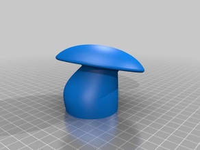 fungo seta arredamento il 3d print model - Mito3D