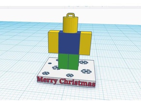 noob ornamento de la navidad La impresión en 3d 3d print model - Mito3D