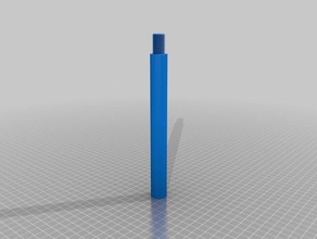 modular rod organization bar & endcaps 3d print model - Mito3D