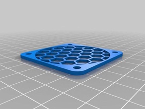 50mm fan honeycomb grill diy customized 3d print model - Mito3D