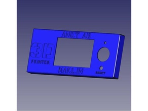 anet pantalla gráfica titular construido sd tarjeta de extensión soporte del cable Impresora 3d las piezas a6 caso la lcd 3d print model - Mito3D