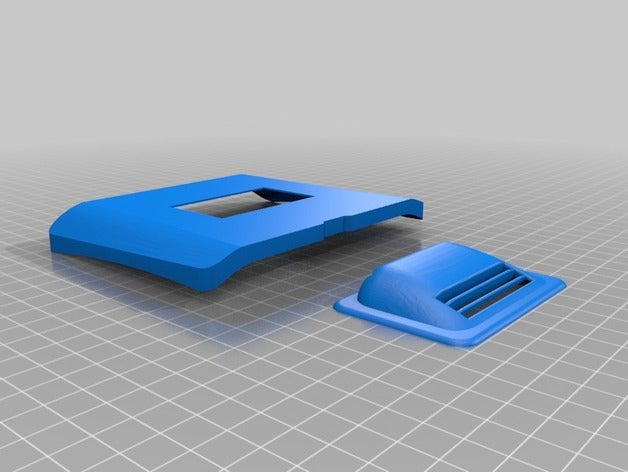 rettile s800 skyshadow canoppy di aspirazione dell'aria La stampa 3d 3D print model - Mito3D