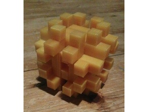 panda portador de quebra-cabeça quebra-cabeças cubo intertravamento 3d print model - Mito3D