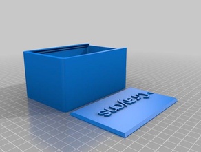 meine crayon box Deckel Container kundengebundene 3d print model - Mito3D