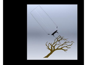 tree shaped wine balancer decor 3d print model - Mito3D