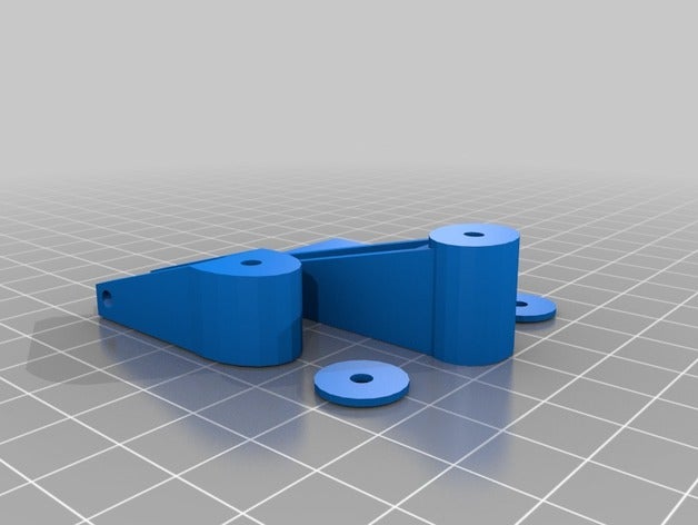 copia de la rueda cola orientable La impresión en 3d 3D print model - Mito3D