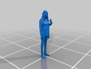 chimere femme 030 Skulpturen 3d print model - Mito3D