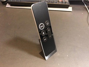 apple tv siri remoto display stand gadget remote 3d print model - Mito3D