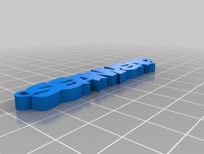seanyeap de porte-clés personnalisé 3d print model - Mito3D