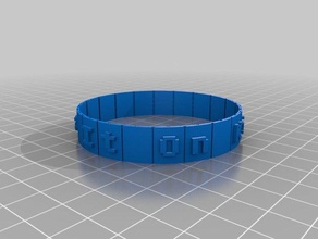 kindness bracelet bracelets customized 3d print model - Mito3D
