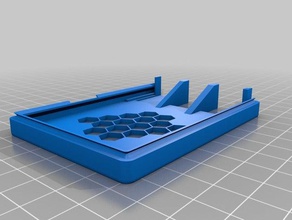 raspberry pi 3 case - no screws honeycomb top diy 3d print model - Mito3D