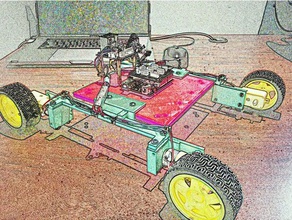 mobil robot kol r c araçlar 3d print model - Mito3D