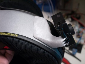 shoei rf-sr helmet gopro bracket sport & outdoors mount camera 3d print model - Mito3D