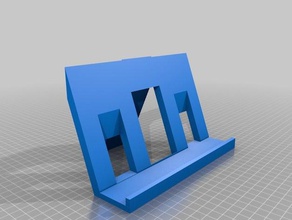 reduced book holder office 3d print model - Mito3D
