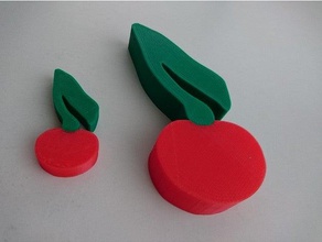 cherry segni e loghi 3d print model - Mito3D