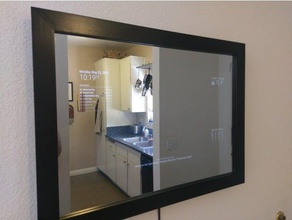 magic mirror mount 3d-drucken 3d print model - Mito3D
