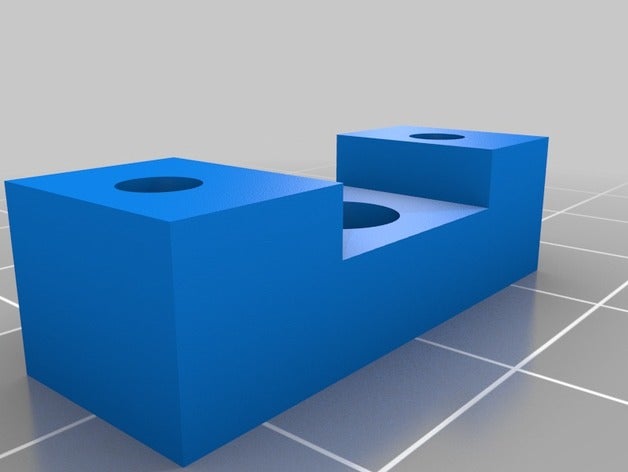 optik dirsek 20x20 profil 3d baskı 3D print model - Mito3D