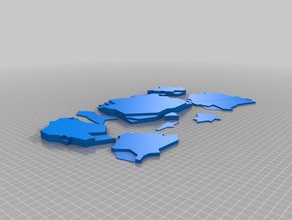 deniz savaş oyunu arazi - buzdağları hobi 3d print model - Mito3D