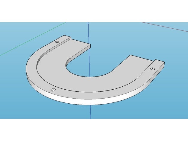 ikea adils fast mount unmount support office detachable hot swap 3D print model - Mito3D