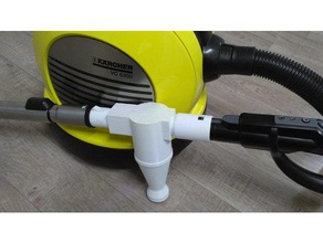karcher vc6 hose lock cyclone dust collector household supplies adapter clamp separator vakuum vc6300 3d print model - Mito3D