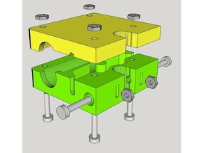ultimaker 2 control deslizante bloque Impresora 3d de las piezas mejora xy regulador los bloques ultimaker2 3d print model - Mito3D