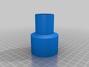 simple pipe reducer parts customized 3d print model - Mito3D