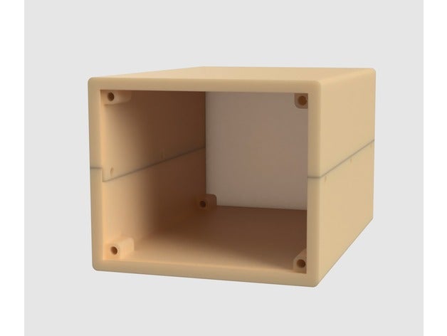 customizable project box electronics container enclosure 3D print model - Mito3D