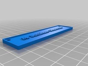 m batuhan ohancan sinais e logotipos personalizado 3d print model - Mito3D