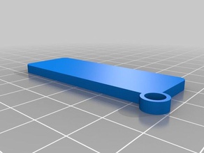 keychain template keychains 3d print model - Mito3D