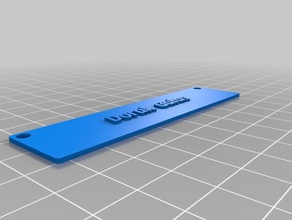 doruk gulas signs & logos customized 3d print model - Mito3D