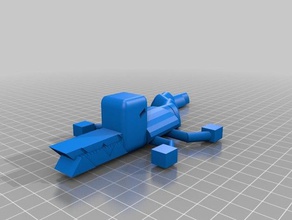 gator aligator 3d print model - Mito3D
