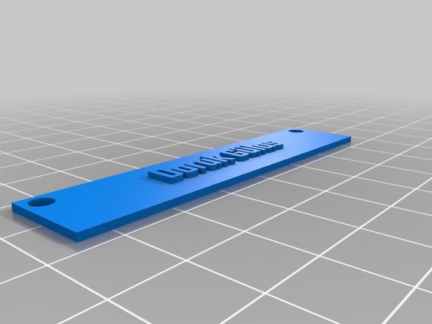 doruk g las signs & logos customized 3D print model - Mito3D