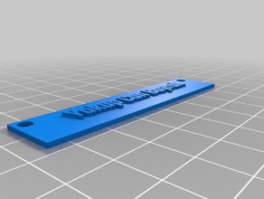 yakup pode bayrak sinais e logotipos personalizado 3d print model - Mito3D