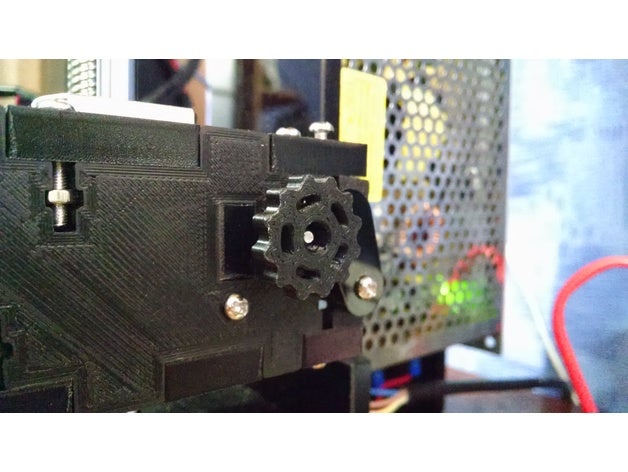knob x belt tensioner anet a6 3d printer parts 3D print model - Mito3D
