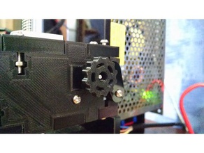 knob x belt tensioner anet a6 3d printer parts 3d print model - Mito3D