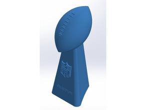 lombardi fantasy football champion trophy sculptures champion fantasy football football trophy 3d print model - Mito3D