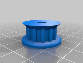 my customized parametric pulley - lots tooth profiles 5mm 3d printer parts 3d print model - Mito3D