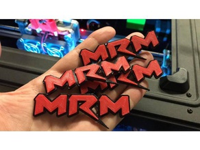 multirotormania logo mrm r c vehicles 3d print model - Mito3D