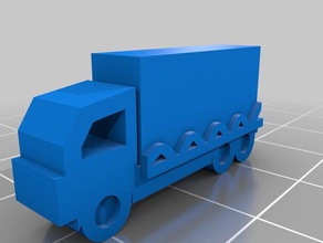 nane teslimat kamyonu simgesi oyunlar 3d print model - Mito3D