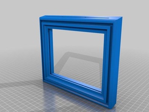picture frame 152x114mm photography decor pictureframe 3d print model - Mito3D