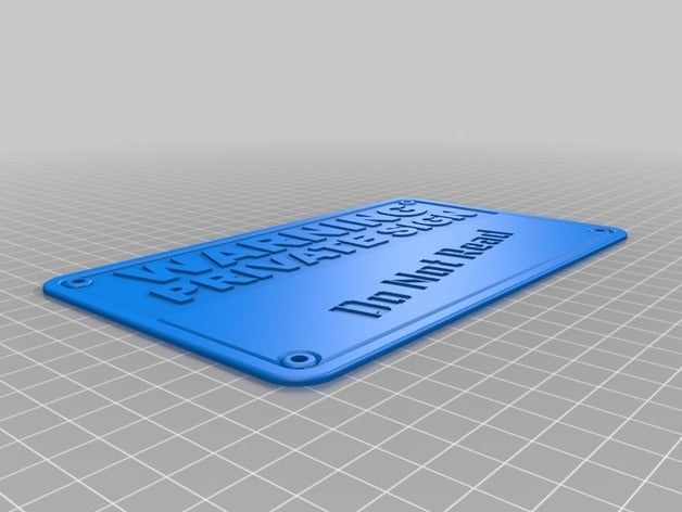 sign funny 3D print model - Mito3D