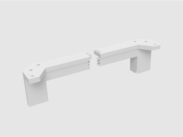 anycubic prusa i3 acrílico z-altura do expansor Impressora 3d de peças 3D print model - Mito3D