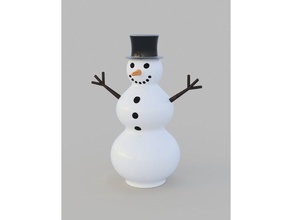 snowman vase mode capable sculptures 3d print model - Mito3D